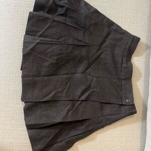 Vintage Brown Sisley Pleated Skirt (wool)